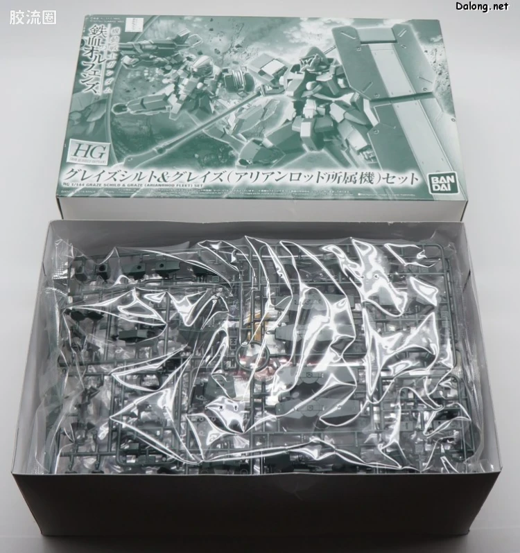 高达铁血的奥尔芬斯 HG 1/144 网络限定版 格雷兹盾装&格雷兹(阿瑞安罗德舰队所属机)套装 - 图片